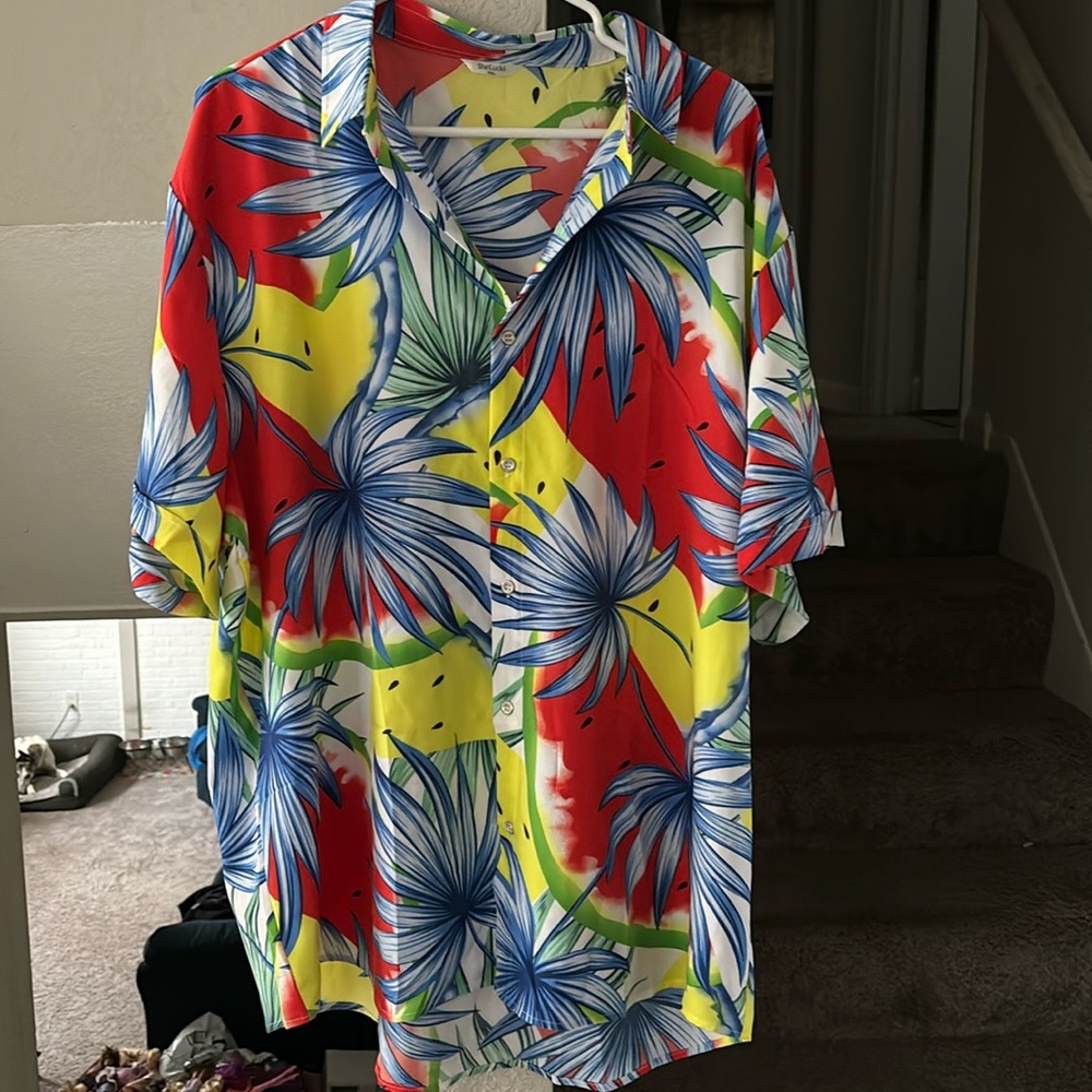 2XL men's Hawaiian shirt